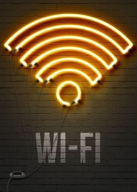 Wi Fi Neon Sign