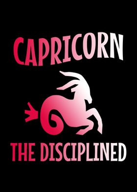 Capricorn the disciplined