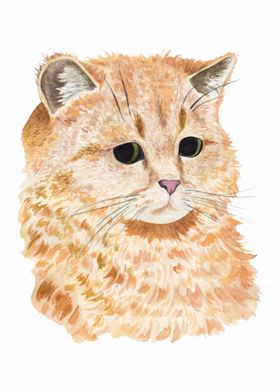 Cat Watercolor