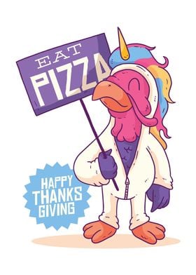 Pizza Unicorn Thanksgiving