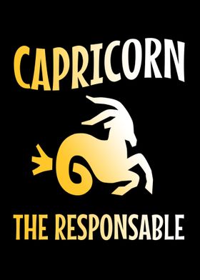 Capricorn the responsable