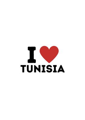 I Love Tunisia Simple