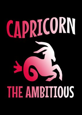 Capricorn the ambittious 