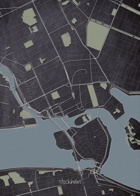 Stockholm Downtown Map