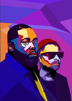 Run The Jewels Abstract