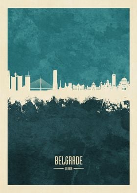 Belgrade Skyline Serbia