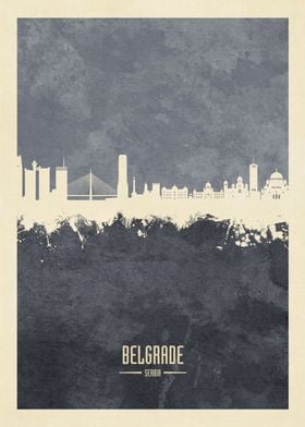 Belgrade Skyline Serbia