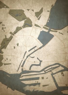 Hamburg Downtown Map