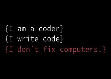 I am a coder