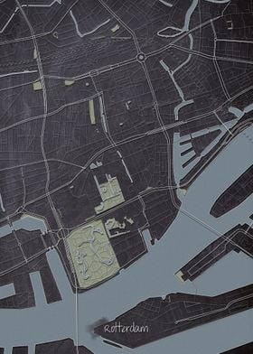 Rotterdam Downtown Map