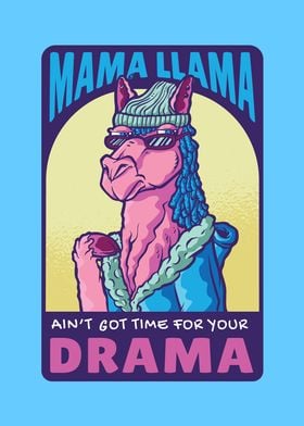 Mama Llama Alpaca Gift