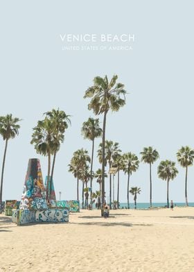 Venice Beach Travel Art