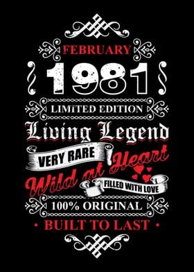 February Legends 1981