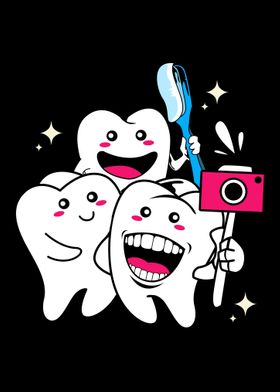 'Selfie Dental Clinic' Poster by FunnyGifts | Displate
