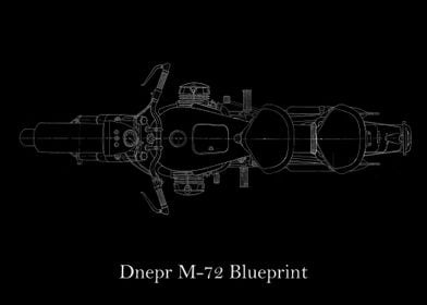 Dnepr M72 Blueprint top 