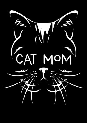 Cat Mom  Cute Cat Mom