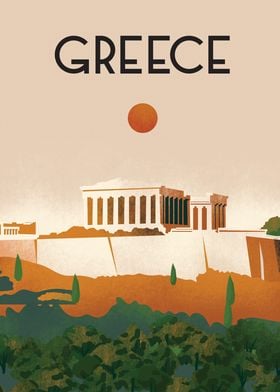 Greece Travel poster 