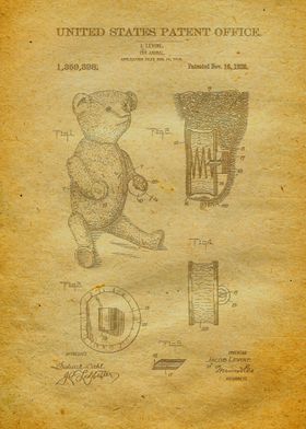 23 eddy Bear Patent Poste
