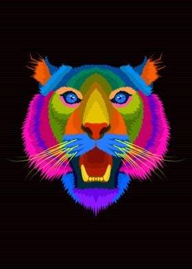 Tiger Pop Art