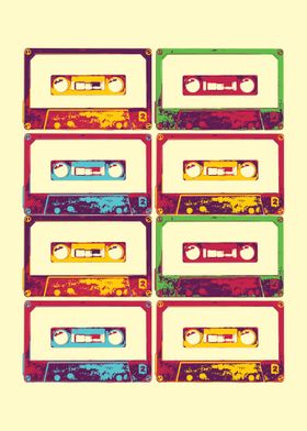 Cassette Pop Art 2