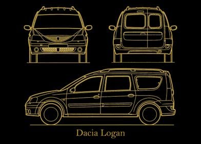 Dacia Logan 2005 gold