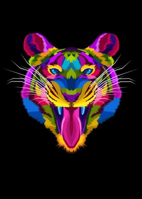 Tiger Pop Art