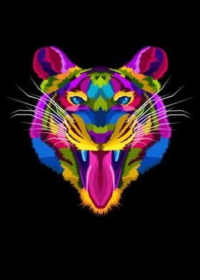 Tiger Pop Art