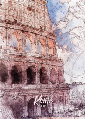 The Colosseum Sketch