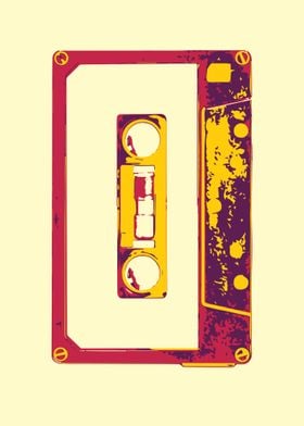 Cassette Pop Art 1 