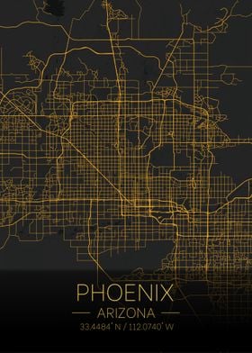 Phoenix Arizona Citymap