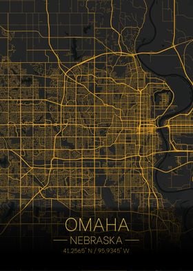 Omaha Nebraska Citymap