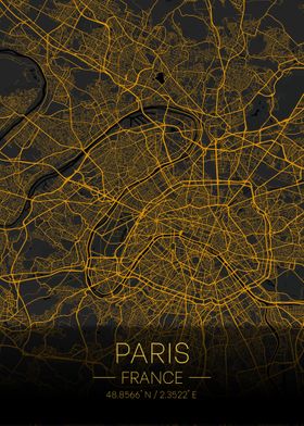 Paris France Citymap
