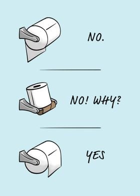 Toilet Paper Instructions