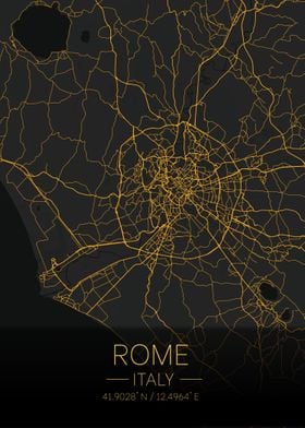 Rome Italy Citymap