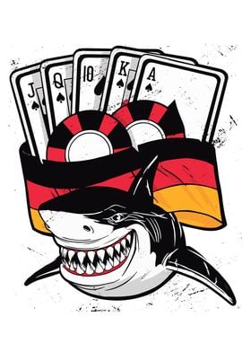 Shark German Flag Poker