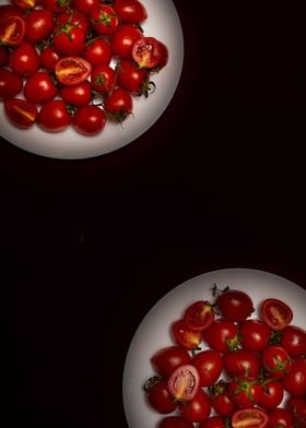 Tomatoes dark and moody