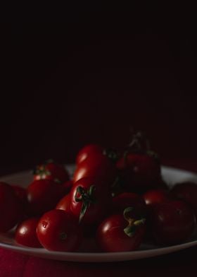 Tomatoes dark and moody