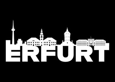 Erfurt Germany Skyline Gif