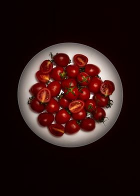 Tomatoes dark and moody