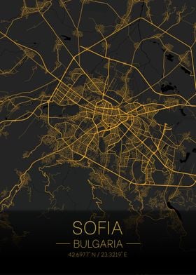 Sofia Bulgaria Citymap