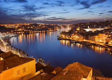 Porto Gaia And Douro River