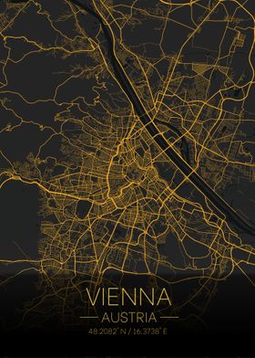 Vienna Austria Citymap