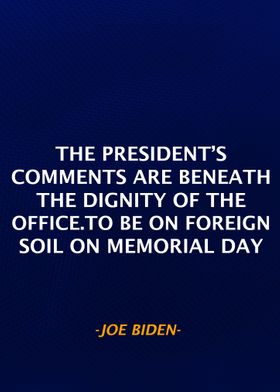 Joe Biden Qoute