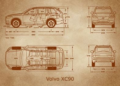 volvo XC90 2019 old 