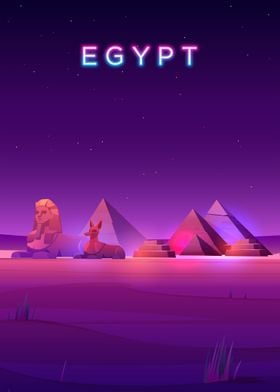 Egypt Night Vista