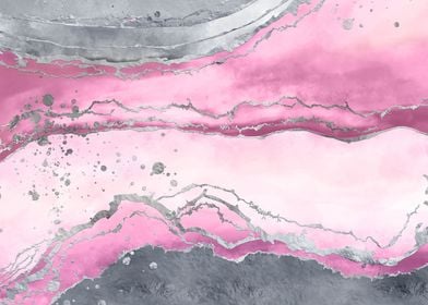 Blush rose marble  pastel