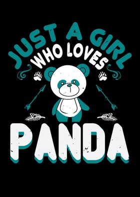 A Girl Who Loves Panda