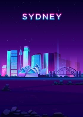 Sydney Night Vista