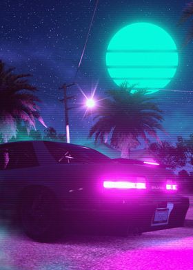 Nissan Silvia Synthwave