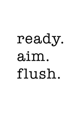 Ready Aim Flush